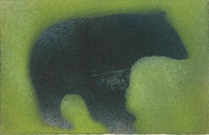 Bear - spray paint - Perry